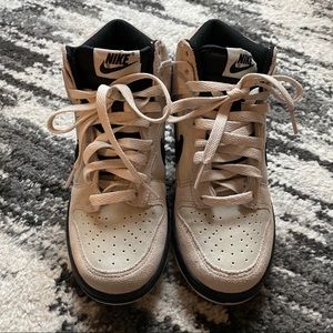 Nike Dunks Off White/Lt Grey with Black NEW
